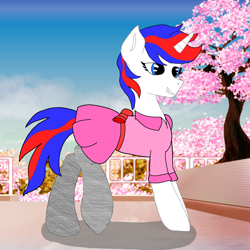 Size: 4000x4000 | Tagged: safe, alternate version, artist:armor fire, oc, oc only, pony, unicorn, crossdressing, dressup, male, multiple variants, pink dress, solo, tights, trap