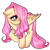 Size: 1280x1280 | Tagged: safe, artist:alicerosej, fluttershy, pegasus, pony, g4, blushing, cute, female, floppy ears, hair over one eye, mare, shyabetes, signature, simple background, smiling, solo, transparent background