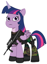 Size: 1346x1800 | Tagged: safe, artist:edy_january, artist:prixy05, part of a set, twilight sparkle, alicorn, pony, g5, my little pony: tell your tale, angry, armor, armor skirt, assault rifle, call of duty, call of duty: modern warfare 2, call of duty: warzone, gun, handgun, looking at you, pistol, rifle, simple background, skirt, soldier, soldier pony, solo, special forces, steyr aug, steyr aug a3 sf, tactical pony, tactical squad, task forces 141, transparent background, twilight sparkle (alicorn), united states, usp45, weapon
