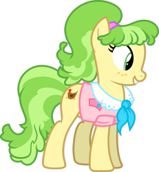 Size: 4807x5193 | Tagged: safe, artist:starryshineviolet, chickadee, ms. peachbottom, earth pony, pony, g4, games ponies play, absurd resolution, clothes, female, looking down, mare, simple background, smiling, solo, transparent background, vector