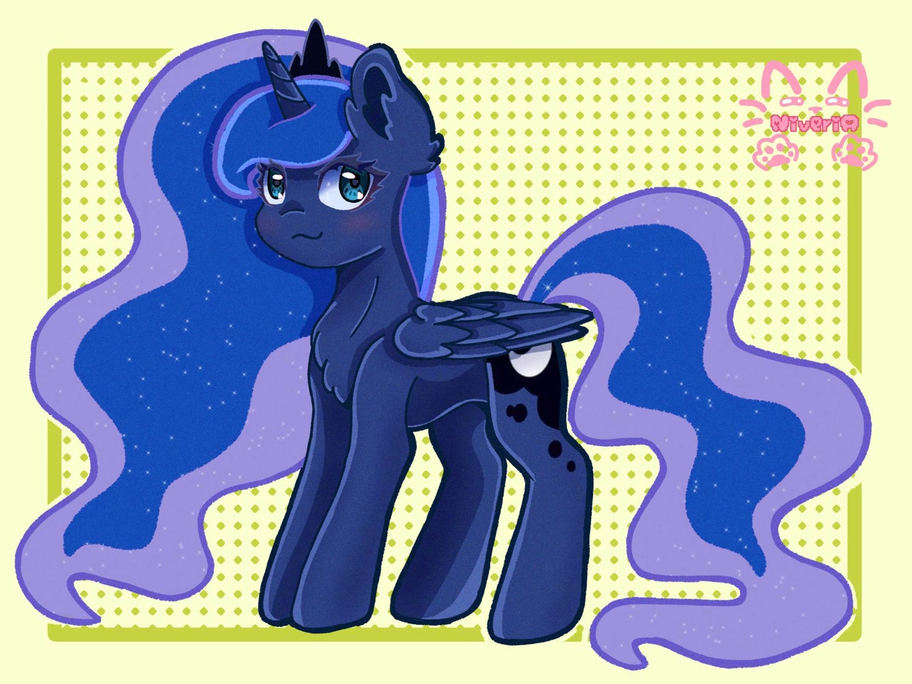25 принцесс. Луна пони. Принцесса Луна. Лунная пони. Пони с синими волосами.