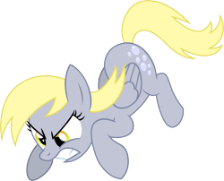 Size: 4328x3498 | Tagged: safe, artist:mlptmntfan2000, derpy hooves, pegasus, pony, g4, angry, female, mare, simple background, solo, transparent background