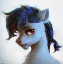 Size: 1960x2000 | Tagged: safe, artist:rvsd, oc, oc only, pony, bust, chest fluff, facial hair, male, solo, stallion