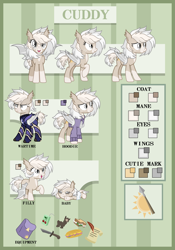 Size: 4229x6037 | Tagged: safe, artist:suramii, bat pony, pony, absurd resolution, baby, baby pony, clothes, female, filly, foal, hoodie, mare, reference sheet, solo, tl;dr