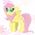 Size: 1779x1768 | Tagged: safe, artist:sparkly-retsuko, fluttershy, pony, g4, blushing, solo