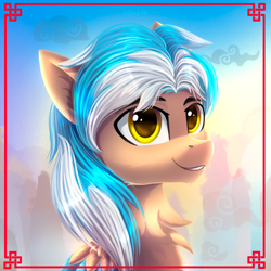 Size: 2000x2000 | Tagged: safe, artist:atlas-66, oc, oc only, oc:lumin light, pegasus, pony, high res, solo