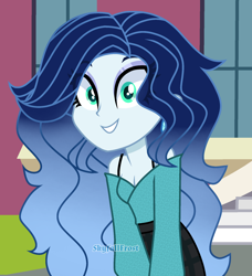 Size: 1660x1820 | Tagged: safe, artist:skyfallfrost, oc, oc:azura, human, equestria girls, g4, clothes, female, solo