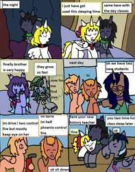 Size: 1331x1690 | Tagged: safe, artist:ask-luciavampire, oc, alicorn, bat pony, earth pony, pegasus, pony, undead, vampire, vampony, comic, tumblr