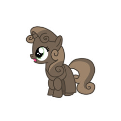 Size: 2100x2100 | Tagged: safe, artist:chanyhuman, sweetie belle, golem, pony, unicorn, g4, clothes, cosplay, costume, female, filly, foal, high res, simple background, solo, transparent background, vector