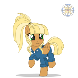 Size: 2000x2000 | Tagged: safe, artist:r4hucksake, oc, oc only, oc:center punch, pegasus, pony, clothes, female, high res, mare, simple background, solo, transparent background