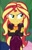 Size: 474x746 | Tagged: safe, screencap, sunset shimmer, human, equestria girls, equestria girls specials, g4, my little pony equestria girls: better together, my little pony equestria girls: sunset's backstage pass, angry, cropped, crossed arms, cute, female, forest, madorable, shimmerbetes, solo, sunset shimmer is not amused, unamused