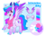 Size: 2500x2000 | Tagged: safe, artist:lionbun, oc, oc:seafoam bay, pegasus, pony, bow, character design, clothes, coat markings, colored hooves, colored wings, colored wingtips, cute, cyan eyes, ear tufts, female, flying, hair bow, heterochromia, high res, looking at you, mare, multicolored wings, open mouth, passepartout, pegasus oc, pink eyes, ponytail, reference sheet, scarf, smiling, smiling at you, socks (coat markings), spread wings, tongue out, wings
