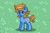 Size: 743x488 | Tagged: safe, oc, oc:blue cookie, earth pony, pony, pony town, earth pony oc, male, open mouth, photo, pixel art, stallion