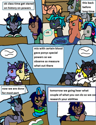 Size: 1236x1604 | Tagged: safe, artist:ask-luciavampire, oc, alicorn, bat pony, changeling, earth pony, pegasus, pony, undead, unicorn, vampire, werewolf, tumblr