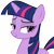 Size: 3392x3392 | Tagged: safe, artist:ambits, twilight sparkle, pony, unicorn, friendship is magic, g4, .ai available, bedroom eyes, female, high res, mare, show accurate, simple background, smiling, smuglight sparkle, solo, transparent background, unicorn twilight, vector