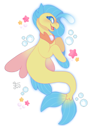 Size: 438x577 | Tagged: safe, artist:movie95, princess skystar, seapony (g4), starfish, g4, my little pony: the movie, blue eyes, blue mane, blue tail, bubble, cute, dorsal fin, female, fin, fin wings, fins, fish tail, flowing mane, flowing tail, freckles, glowing, jewelry, looking at you, necklace, open mouth, open smile, pearl necklace, red wings, signature, simple background, smiling, smiling at you, solo, swimming, tail, transparent background, underwater, water, wings