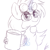 Size: 2000x2000 | Tagged: safe, artist:tz055, oc, oc:tz055, pony, unicorn, chest fluff, drink, food, high res, looking at you, mug, simple background, sketch, solo, tea, white background