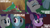 Size: 2000x1125 | Tagged: safe, edit, edited screencap, editor:quoterific, screencap, rainbow dash, rarity, twilight sparkle, pegasus, pony, unicorn, dragon quest, g4, crackle's cousin, dragon costume, implied spike, unicorn twilight