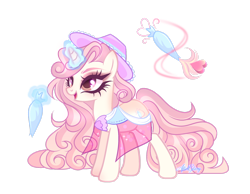 Size: 1920x1490 | Tagged: safe, artist:afterglory, oc, pony, unicorn, clothes, female, hat, magic, magical lesbian spawn, mare, offspring, parent:cinnamon chai, parent:fluttershy, simple background, solo, transparent background, umbrella