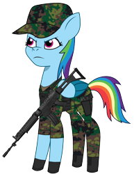 Size: 1390x1800 | Tagged: safe, artist:edy_january, artist:prixy05, edit, vector edit, rainbow dash, pegasus, pony, g4, g5, my little pony: tell your tale, armor, assault rifle, beretta, beretta m9, body armor, boots, call of duty, call of duty: modern warfare 2, camouflage, clothes, fn fnc, fnc, g4 to g5, generation leap, gloves, gun, handgun, hat, m9, military, military pony, military uniform, pistol, rifle, scout, shoes, simple background, soldier, soldier pony, solo, special forces, task forces 141, transparent background, uniform, united states, vector, vest, weapon