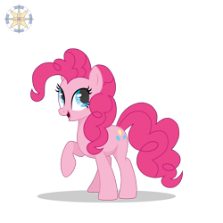 Size: 3000x3000 | Tagged: safe, artist:r4hucksake, pinkie pie, earth pony, pony, g4, high res, simple background, solo, transparent background