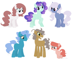 Size: 981x815 | Tagged: safe, artist:opalescentartist, oc, oc only, earth pony, pony, unicorn, base used, earth pony oc, female, filly, foal, grin, horn, male, mare, offspring, parent:cheese sandwich, parent:party favor, parent:pinkie pie, parent:pokey pierce, parent:sugar belle, parents:cheesepie, parents:partybelle, parents:pokeypie, simple background, smiling, stallion, transparent background, unicorn oc