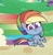 Size: 699x720 | Tagged: safe, screencap, rainbow dash, pegasus, pony, g4, g4.5, my little pony: pony life, cropped, cute, dashabetes, ground, rainbow, rainbow trail, solo, speed