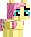 Size: 31x37 | Tagged: safe, artist:langtanium, fluttershy, pegasus, pony, g4, blushing, pixel art, simple background, solo, transparent background