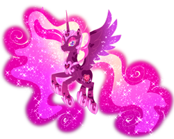 Size: 1280x1025 | Tagged: safe, artist:shebasoda, princess cadance, alicorn, pony, g4, body markings, colored eartips, colored eyelashes, colored pupils, colored wings, concave belly, cyan eyes, ethereal mane, ethereal tail, evil, eyeshadow, female, flying, gradient eyes, gradient legs, gradient mane, gradient tail, gradient wings, helmet, hoof shoes, lidded eyes, looking at you, makeup, mare, nightmare cadance, nightmarified, peytral, pink eyes, simple background, slender, slit pupils, solo, sparkly mane, sparkly tail, sparkly wings, spread wings, tail, thin, transparent background, wings