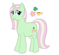 Size: 1300x1200 | Tagged: safe, artist:labyrinthine, oc, oc only, oc:march, pony, unicorn, month ponies, pastel, pink mane, simple background, solo, transparent background, turquoise eyes