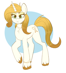 Size: 1042x1149 | Tagged: safe, artist:lulubell, oc, oc only, oc:gilded glitter, long legs, magical lesbian spawn, offspring, parent:applejack, parent:rarity, parents:rarijack, simple background, solo, white background