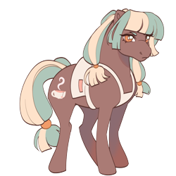 Size: 1280x1280 | Tagged: safe, artist:daffidaizy, oc, oc only, oc:oolong fuse, earth pony, pony, earth pony oc, simple background, solo, transparent background