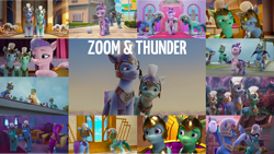 Size: 1190x671 | Tagged: safe, edit, edited screencap, editor:quoterific, screencap, cloudpuff, hitch trailblazer, izzy moonbow, kenneth, mcsnips-a-lot, queen haven, sunny starscout, thunder flap, zoom zephyrwing, bird, crab, dog, earth pony, flying pomeranian, pegasus, pomeranian, pony, rabbit, seagull, tortoise, unicorn, g5, have you seen this dragon?, my little pony: a new generation, my little pony: make your mark, my little pony: make your mark chapter 1, my little pony: make your mark chapter 2, my little pony: make your mark chapter 3, portrait of a princess, winter wishday, spoiler:g5, spoiler:my little pony: a new generation, spoiler:my little pony: make your mark, spoiler:my little pony: make your mark chapter 2, spoiler:mymc02e03, spoiler:mymc02e08, spoiler:winter wishday, animal, armor, blaze (coat marking), cellphone, coat markings, crown, facial markings, female, flashlight (object), folded wings, guardsmare, jewelry, magnetic hooves, male, mane melody (location), mane stripe sunny, mare, maretime bay, pegasus royal guard, phone, regalia, royal guard, satchel, smartphone, socks (coat markings), spread wings, stallion, unshorn fetlocks, winged dog, wings, zephyr heights
