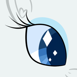 Size: 1280x1280 | Tagged: safe, artist:princessfaeron, rarity, pony, g4, cutie mark eyes, solo, wingding eyes