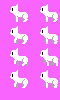 Size: 60x100 | Tagged: safe, artist:zztfox, oc, oc only, earth pony, pony, bald, base, line eyes, pink background, pixel art, simple background, spritesheet