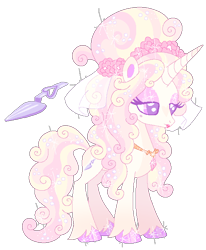 Size: 528x640 | Tagged: safe, artist:shebasoda, oc, oc only, oc:royal icing, pony, unicorn, beauty mark, beehive hairdo, closed mouth, colored eyelashes, colored hooves, colored pupils, concave belly, eyeshadow, female, floral head wreath, flower, frown, girly, hair bun, hoof polish, hooves, horn, jewelry, lidded eyes, lipstick, makeup, mare, necklace, purple eyes, simple background, slender, solo, sparkly eyeshadow, sparkly hooves, sparkly mane, sparkly tail, standing, tail, thin, transparent background, unicorn oc, unshorn fetlocks, veil, wedding veil