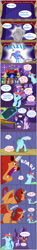Size: 1280x8588 | Tagged: safe, artist:bbbhuey, starlight glimmer, trixie, oc, oc:street, changeling, manticore, pony, unicorn, g4, no second prances, butt, comic, female, licking, licking lips, mare, night, plot, roar, tongue out