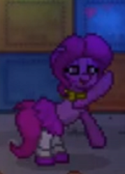 Size: 960x1344 | Tagged: safe, oc, oc:miss heed, pony, pony town, dancing, needs more jpeg