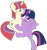 Size: 2150x2305 | Tagged: safe, artist:bomberchif, artist:twilyisbestpone, moondancer, twilight sparkle, alicorn, pony, unicorn, g4, base used, bedroom eyes, bipedal, duo, duo female, female, flirting, frown, high res, holding a pony, lesbian, mare, missing accessory, open mouth, open smile, pegasus wings, ship:twidancer, shipping, simple background, smiling, transparent background, twilight sparkle (alicorn), wings