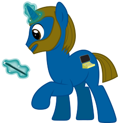 Size: 3497x3631 | Tagged: safe, artist:ambits, oc, oc:ambit, pony, unicorn, high res, magic, male, simple background, solo, stallion, transparent background