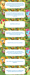 Size: 2048x5013 | Tagged: safe, gameloft, apple honey, apple leaves, apple tarty, applejack, auntie applesauce, big macintosh, bright mac, button mash, cup cake, daisy, disco fever, fetter keys, florina tart, flower wishes, grand pear, granny smith, half baked apple, limelight, peachy sweet, pear butter, red delicious, super funk, yuma spurs, earth pony, pony, g4, my little pony: magic princess, official, apple family member, applejack's hat, appleloosa resident, apron, clothes, cowboy hat, dialogue, dialogue box, ear piercing, earring, english, event, female, flower, flower in hair, granny smith's shawl, hat, jewelry, male, mare, mobile game, piercing, scarf, shawl, speech bubble, stallion, text