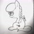 Size: 2048x2048 | Tagged: safe, artist:chps06, silver spoon, earth pony, pony, g4, female, filly, foal, high res, photo, sitting, solo, traditional art