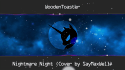 Size: 1920x1080 | Tagged: safe, artist:woodentoaster, animated, music, nightmare night, song, webm