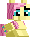 Size: 31x37 | Tagged: safe, artist:langtanium, fluttershy, pegasus, pony, g4, pixel art, simple background, sitting, solo, transparent background