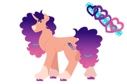 Size: 1095x730 | Tagged: safe, artist:itstechtock, oc, oc only, pony, unicorn, body freckles, female, freckles, magical lesbian spawn, mare, offspring, parent:izzy moonbow, parent:sunny starscout, parents:moonscout, simple background, solo, transparent background
