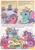 Size: 561x800 | Tagged: safe, official comic, ivy, morning glory (g2), sundance (g2), sweet berry, earth pony, pony, g2, official, chair, champagne flute, cherry, comic, crown, female, food, ice, ivy's snowy celebration, jewelry, mare, open mouth, open smile, pie, plate, regalia, smiling, snow, sparkles, table, text, the end