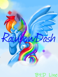 Size: 1080x1431 | Tagged: safe, artist:bogx, rainbow dash, pegasus, pony, g4, solo