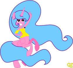 Size: 812x757 | Tagged: safe, artist:queenzodiac, oc, oc only, oc:queen zodiac, alicorn, centaur, taur, equestria girls, g4, alicorn oc, centaurified, female, horn, solo, species swap, wings