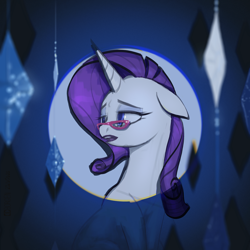 Size: 2600x2600 | Tagged: safe, artist:ciborgen, rarity, pony, unicorn, g4, female, glasses, high res, solo