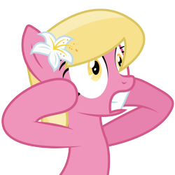 Size: 4202x4202 | Tagged: safe, artist:ambits, lily, lily valley, pony, derpibooru, bridle gossip, g4, .ai available, meta, simple background, solo, the horror, transparent background, vector